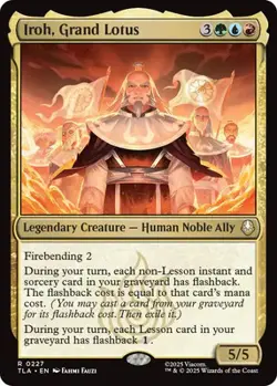 MTG - Iroh, Grand Lotus - TLA 227 - Non Foil - NM - Image 1