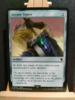 Arcane Signet 0333 - Final Fantasy Commander - Common - NM (see pics) MTG - Image 1