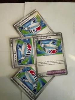 4x Hop's Choice Band 148/159 x4 - Journey Together Pokemon Playset free shiping - Image 1