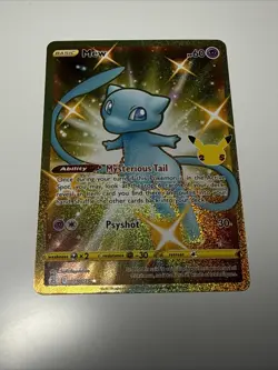 Pokemon TCG Mew Holo Secret Rare Card Celebrations 025/025 Near Mint Condition - Image 1
