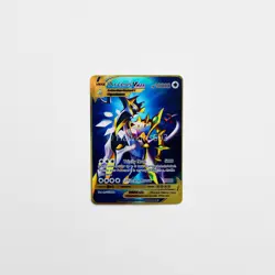 Arceus VMAX Gold Metal Card - Fan-Made Pokemon Collectible gift display - Image 1