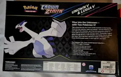 Pokemon TCG Crown Zenith Unown V & Lugia v Special Collection Sealed Pokemon - Image 2