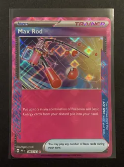 Max Rod 116/131 - Ace Spec - Prismatic Evolutions - Pokemon TCG - Image 1