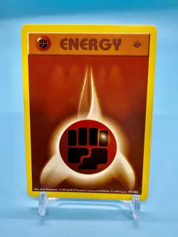 1999 Pokemon Set 1st Edition FIGHTING ENERGY Shadowless English 97/102 *NP* (C) - Image 1