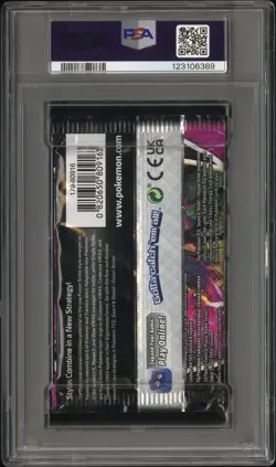 Pokemon Fusion Strike Sealed Gengar Art Authentic Sealed Booster Pack PSA 10 - Image 2