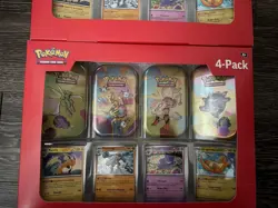Pokemon TCG Scarlet & Violet 151 Mini Tin 4-Pack Lot of 2 Sam’s Club Sealed - Image 2