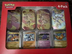 Pokemon TCG Scarlet & Violet 151 Mini Tin 4-Pack Lot of 2 Sam’s Club Sealed - Image 3