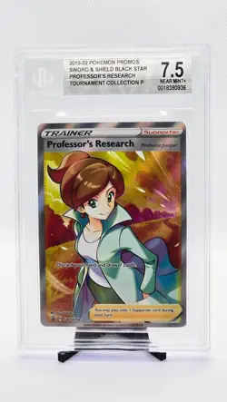 2019-22 Pokemon Promos Sword & Shield Black Star Professors Research BGS 7.5 - Image 1