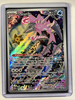 CARTE POKEMON DELESTIN 192/182 SECRETE ALTERNATIVE FAILLE PARADOXE EV04 FR NEUVE - Image 2