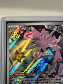 CARTE POKEMON DELESTIN 192/182 SECRETE ALTERNATIVE FAILLE PARADOXE EV04 FR NEUVE - Image 3