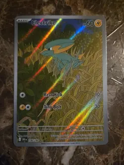 Electrike 196/182 Illustration Rare Pokemon TCG Destined Rivals NM Pack Fresh - Image 1