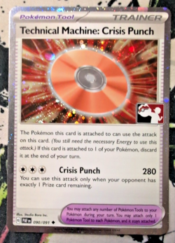Technical Machine: Crisis Punch 090/091 Holo Pokemon Play! Prize Pack Series 6 - Image 1