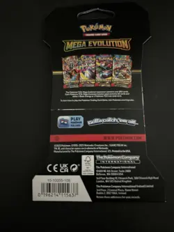 (VERY HEAVY) 33.18g Pokemon TCG Mega Evolution Sleeved Booster Pack (SEALED)✅ - Image 3
