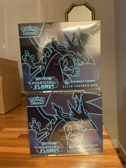 (2) Pokemon Center Phantasmal Flames Elite Trainer Box ETB Sealed - Image 1