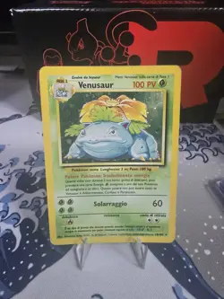 Pokemon TCG ITALIAN Base Set Venusaur 15/102 Rare Holo WOTC - HP - Image 1