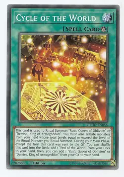 Cycle of the World CYHO-EN056 Common Yu-Gi-Oh Card English 1st Edition New - Image 1