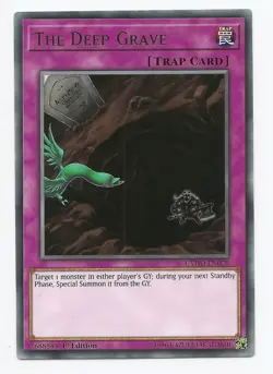 The Deep Grave CYHO-EN078 Rare Yu-Gi-Oh Card English 1st Edition New - Image 1