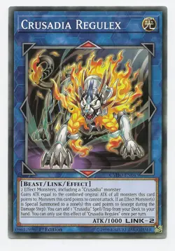 Crusadia Regulex CYHO-EN043 Common Yu-Gi-Oh Card English 1st Edition New - Image 1