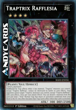 TRAPTRIX RAFFLESIA (Trappolatrice Rafflesia) Segreta • RA02 EN034 • 1Ed • Yugioh - Image 1
