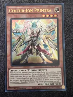 Yugioh Centur-Ion Primera VASM-EN016 Ultra Rare 1st Edition Near Mint - Image 1