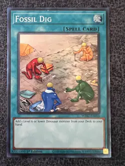 Yugioh Fossil Dig WISU-EN055 Collector's Rare 1st Edition Near Mint - Image 1