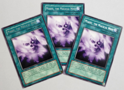 3 x YuGiOh Makiu, the Magical Mist CRMS-EN091 Rare 1st Edition LP - Image 1
