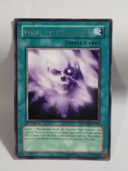 3 x YuGiOh Makiu, the Magical Mist CRMS-EN091 Rare 1st Edition LP - Image 3