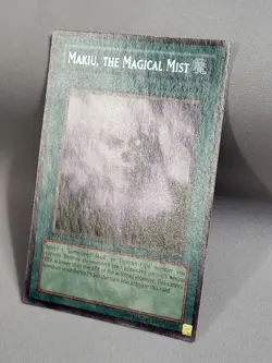 3 x YuGiOh Makiu, the Magical Mist CRMS-EN091 Rare 1st Edition LP - Image 4