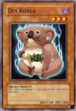 Yugioh! HP Des Koala - 5DS2-EN011 - Common - 1st Edition Heavily Played, English - Image 1
