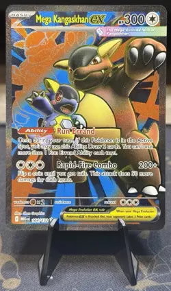 Pokemon TCG M Kangaskhan EX Ultra Rare Holo 164/132 Mega Evolution NM Card - Image 1
