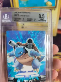 Pokemon Card Japan Zukan Bandai Carddass BGS Beckett 8.5 Blastoise Prism Turtok - Image 5
