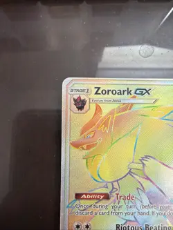 Pokemon TCG Zoroark GX Shining Legends Holo Card 77/73 Secret Rare - Image 4