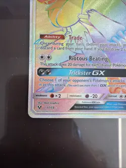Pokemon TCG Zoroark GX Shining Legends Holo Card 77/73 Secret Rare - Image 5