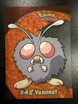 Topps 2000 Pokemon Venonat Clear Card #PC6 TV Animation Blue Label - Image 2