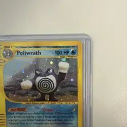 Poliwrath Holo 24/165 Expedition Base Set Pokemon Card 2002 LP - Image 4