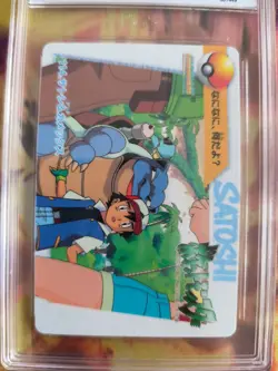 Pokemon Card 114 Blastoise Ash Carddass Vending Turtok Japanese PSA / PGS 10 - Image 3