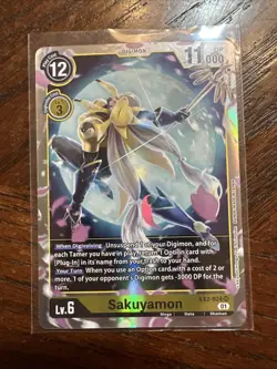 Digimon Card Game Sakuyamon EX2-024 SR - Image 1