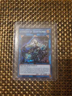 Gorgon Of Zilofthonia Secret Rare Yu-Gi-Oh Card. - Image 1