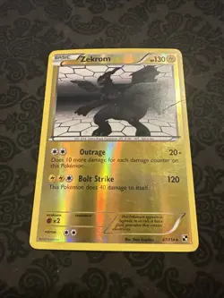 Zekrom - 47/114 Reverse Holo Black & White - Pokemon Card - Image 1