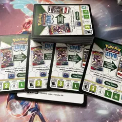 55x Paradox Rift Pokemon TCG Live Code Cards Unused *Ebay Message Delivery* - Image 1