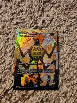 1x Master Weaver, Web Protector Borderless Foil (Marvel Eternal Legal) M0032 - Image 1