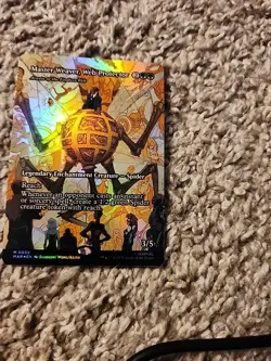 1x Master Weaver, Web Protector Borderless Foil (Marvel Eternal Legal) M0032 - Image 4