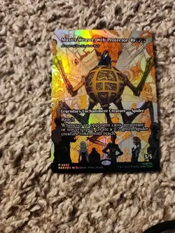 1x Master Weaver, Web Protector Borderless Foil (Marvel Eternal Legal) M0032 - Image 5