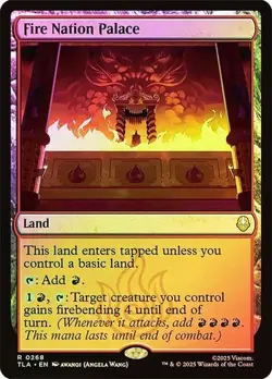 NM Foil Fire Nation Palace, MTG, Avatar: The Last Airbender, Magic, 268 - Image 1