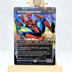 Spectacular Spider-Man (Borderless Foil) Near Mint NM MTG R 0014 Single - Image 1