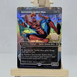 Spectacular Spider-Man (Borderless Foil) Near Mint NM MTG R 0014 Single - Image 2