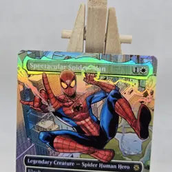 Spectacular Spider-Man (Borderless Foil) Near Mint NM MTG R 0014 Single - Image 3