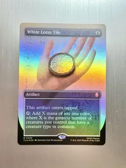 White Lotus Tile - 330 -MTG Avatar: The Last Airbender -Mythic - Borderless FOIL - Image 1