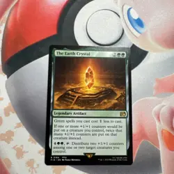 MTG Final Fantasy The Earth Crystal Legendary Artifact RARE REGULAR #0184 - Image 2