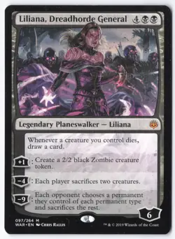 Liliana, Dreadhorde General M War of the Spark 97 LP - Image 1